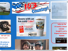 Tablet Screenshot of 103country.com